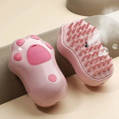 Pawzy™ SteamBrush Pro – 3-in-1 Pet Grooming Brush