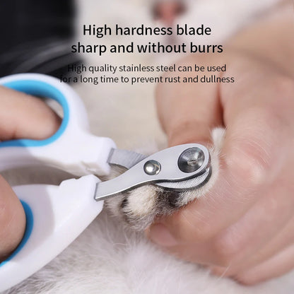 Professional Stainless Steel Cat and Dog Nail Clippers for Pet Grooming