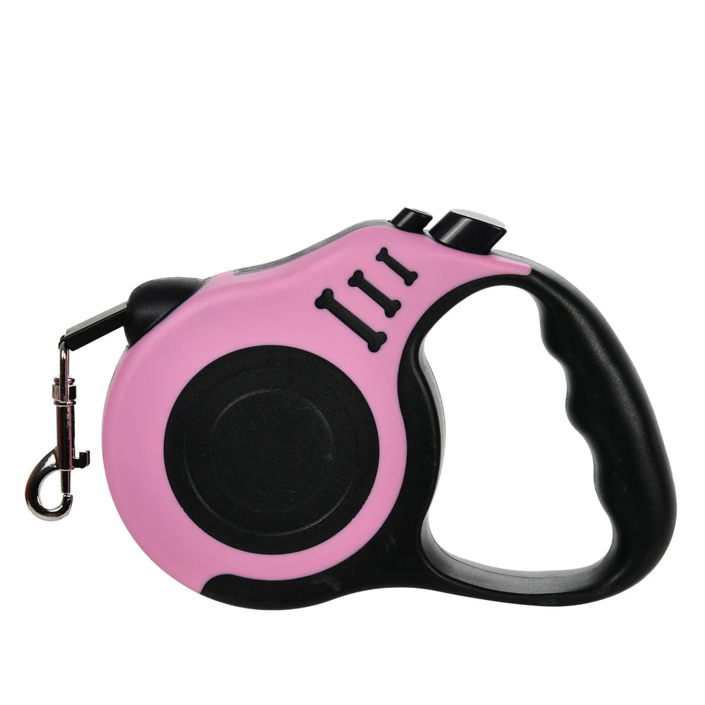 3M/5M Retractable Dog Traction Rope for Small to Medium Dogs and Cats - Durable Nylon Leash for Yorkshire Pets