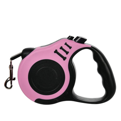 3M/5M Retractable Dog Traction Rope for Small to Medium Dogs and Cats - Durable Nylon Leash for Yorkshire Pets