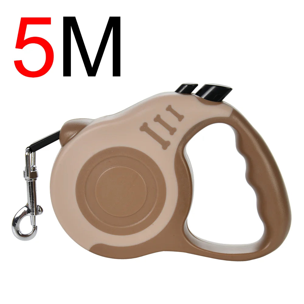 3M/5M Retractable Dog Traction Rope for Small to Medium Dogs and Cats - Durable Nylon Leash for Yorkshire Pets