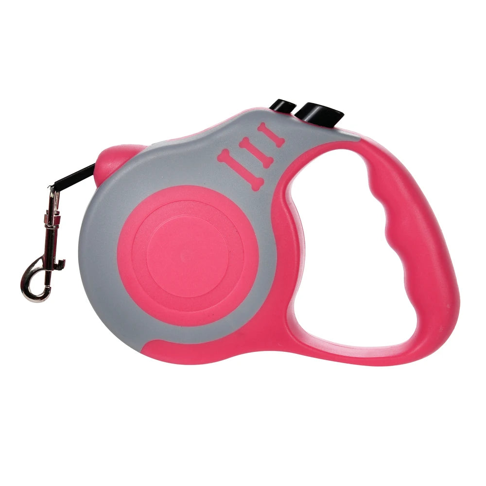 3M/5M Retractable Dog Traction Rope for Small to Medium Dogs and Cats - Durable Nylon Leash for Yorkshire Pets