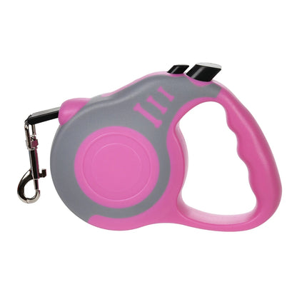 3M/5M Retractable Dog Traction Rope for Small to Medium Dogs and Cats - Durable Nylon Leash for Yorkshire Pets