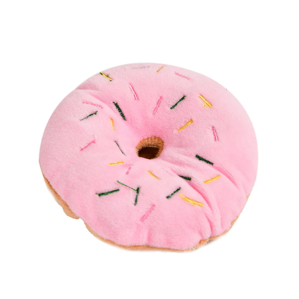 Donut Plush Squeaky Toy
