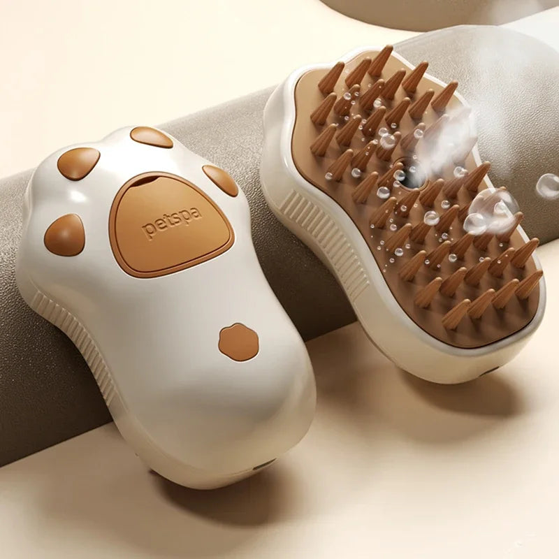 Pawzy™ SteamBrush Pro – 3-in-1 Pet Grooming Brush