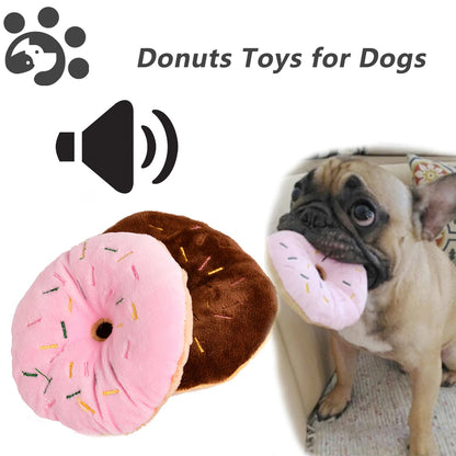 Donut Plush Squeaky Toy