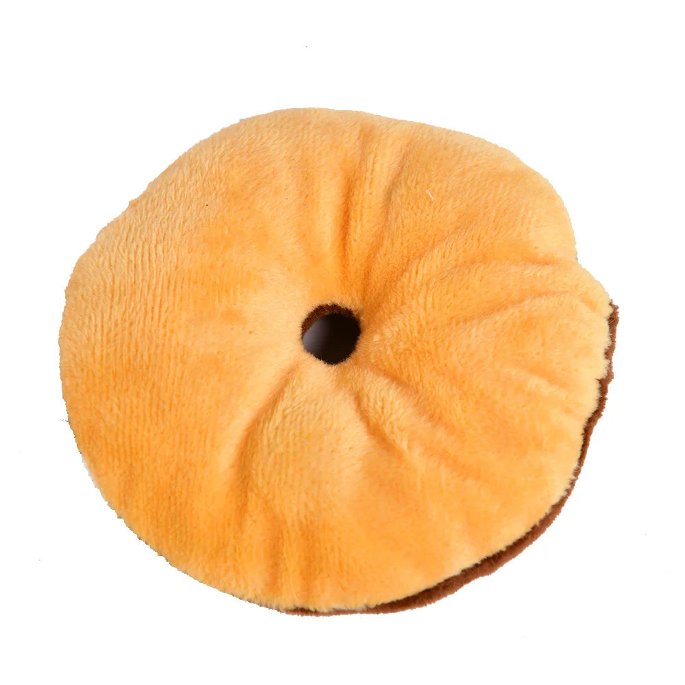 Donut Plush Squeaky Toy